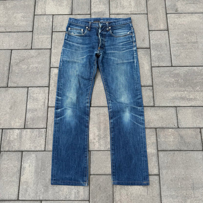 AW03 Dior Homme Whiskered Blue Denim