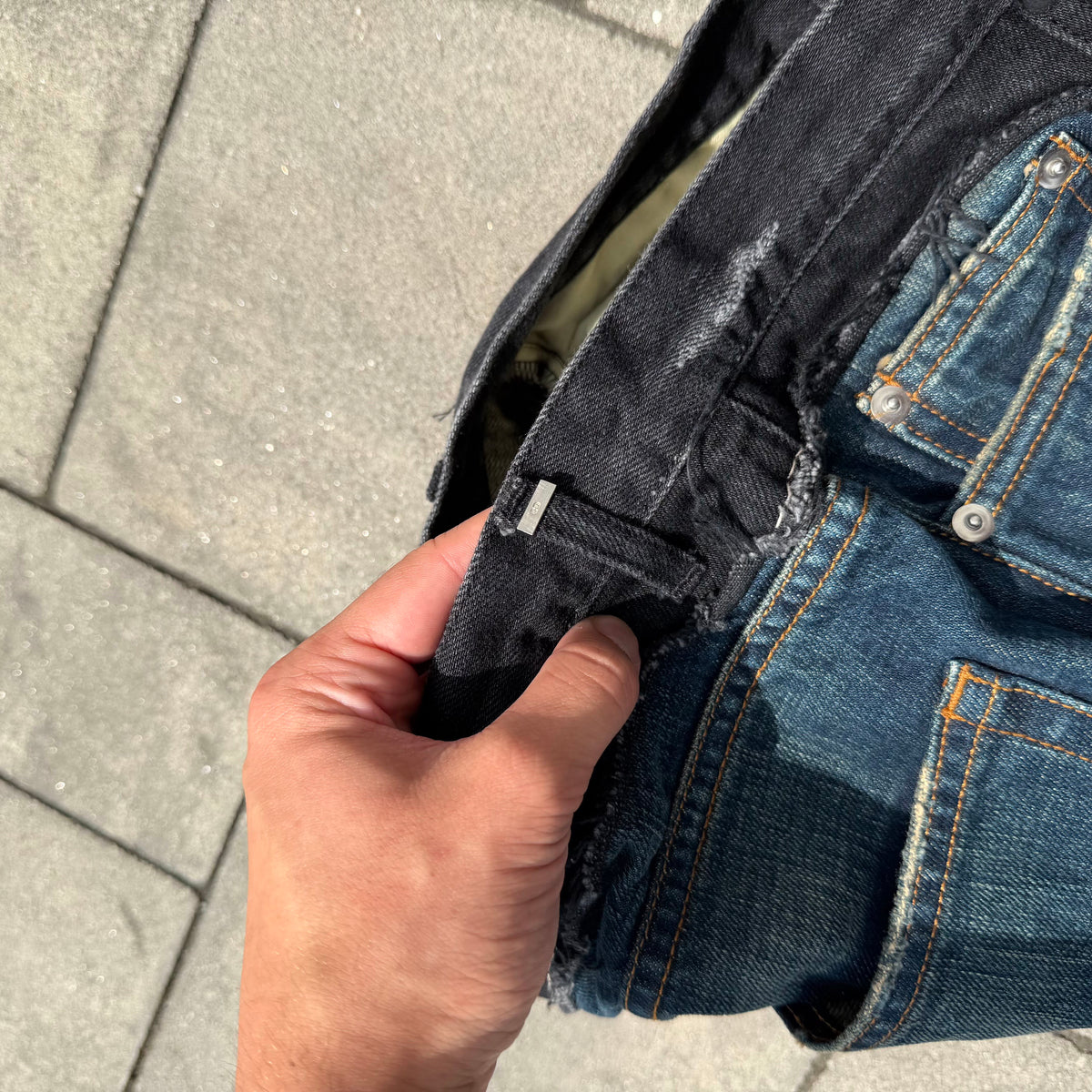 AW06 Dior Homme Bootcut Cummerbund Denim