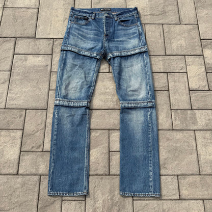 SS18 Balenciaga Blue Convertible Denim