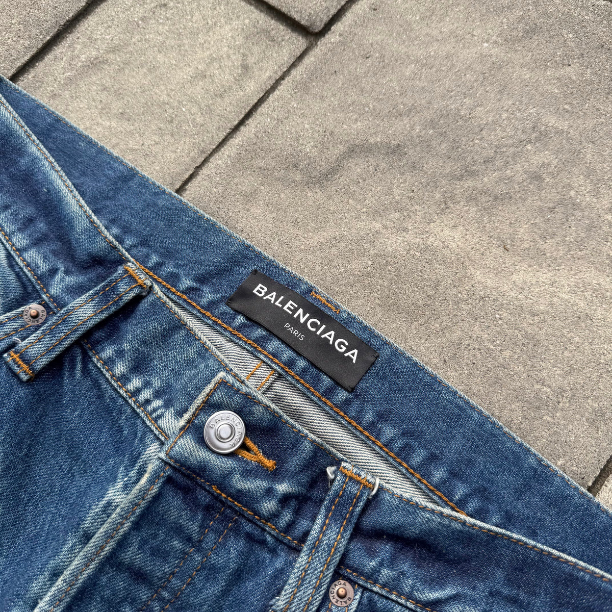 SS18 Balenciaga Blue Convertible Denim