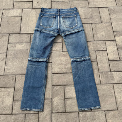 SS18 Balenciaga Blue Convertible Denim