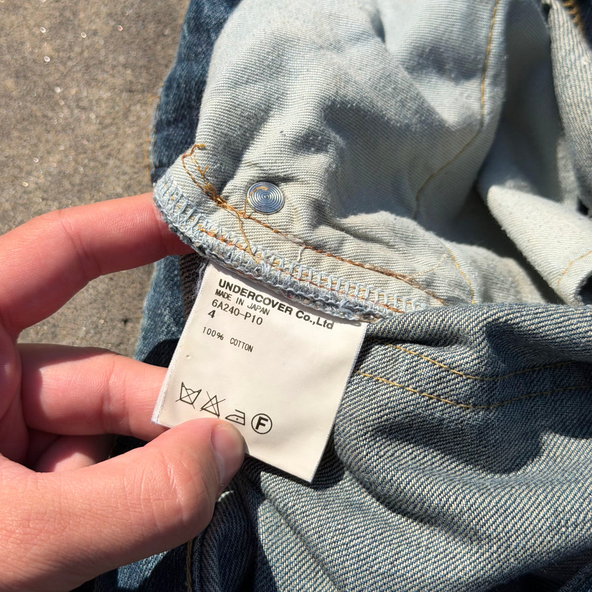AW06 Undercover Bug Denim