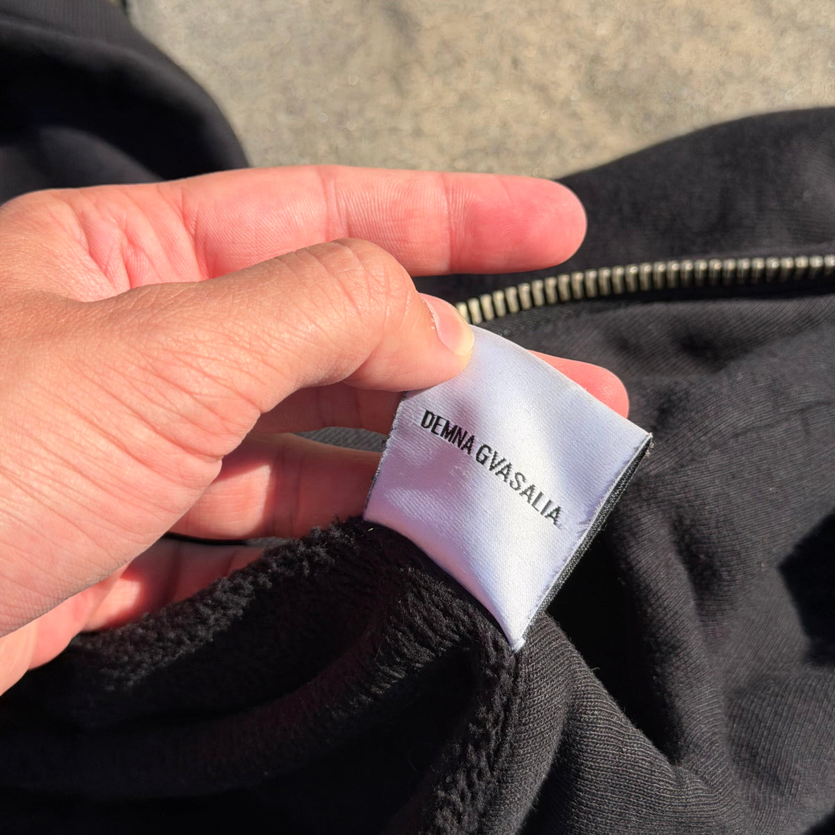 SS19 Vetements Russian Idol Zip Up Hoodie