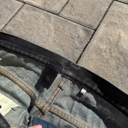 AW06 Dior Homme Blue Cummerbund Denim