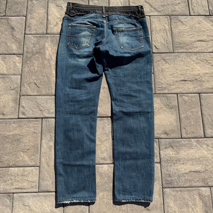 AW06 Dior Homme Blue Cummerbund Denim