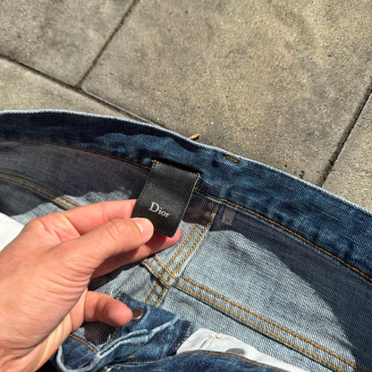 SS11 Dior Homme Blue Faded Denim 500