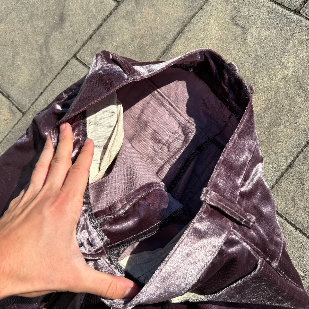 Miju Repairs 1/1 Pink Velour Pants