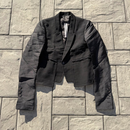 FW19 Rick Owens Cropped Blazer