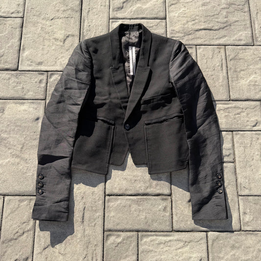 FW19 Rick Owens Cropped Blazer