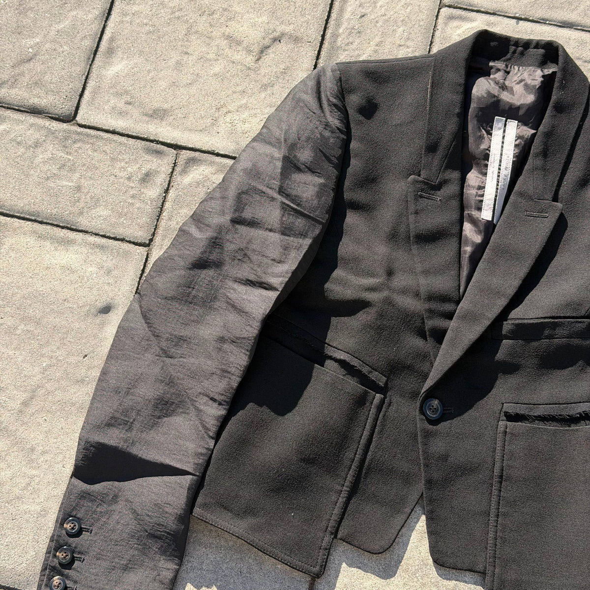 FW19 Rick Owens Cropped Blazer