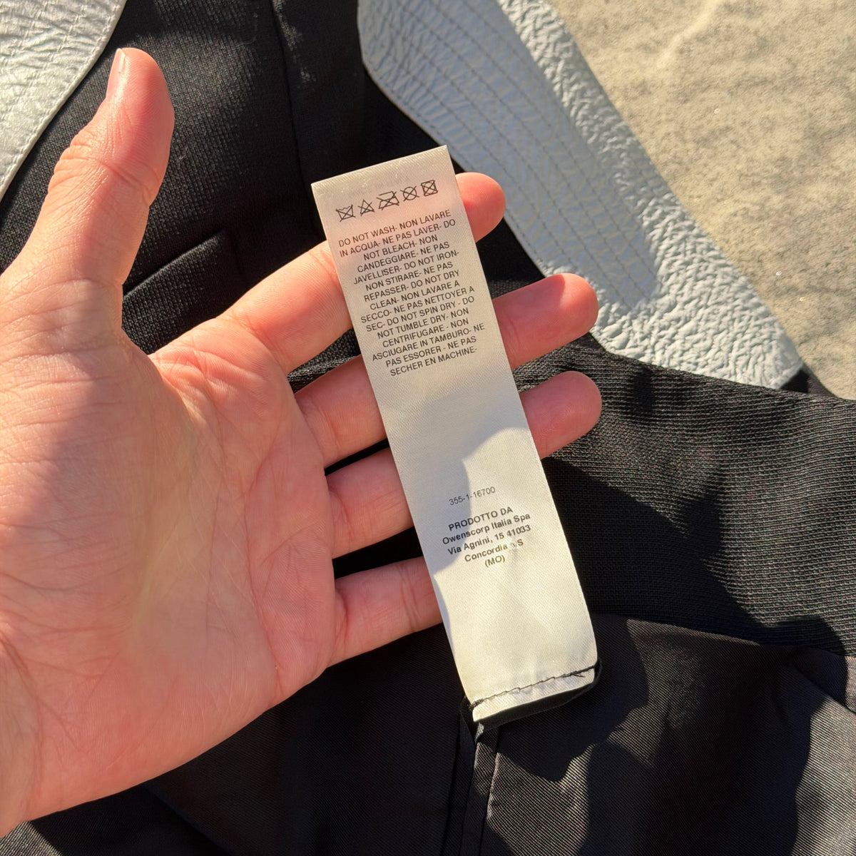 SS21 Rick Owens Padded Shoulder Blazer
