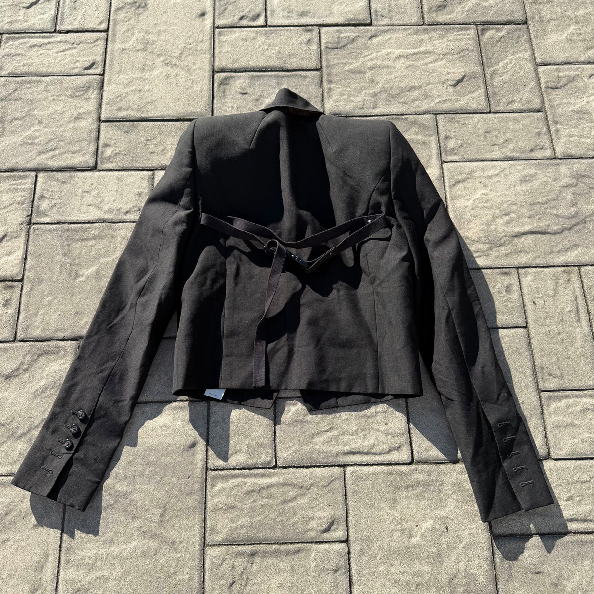SS21 Rick Owens Padded Shoulder Blazer