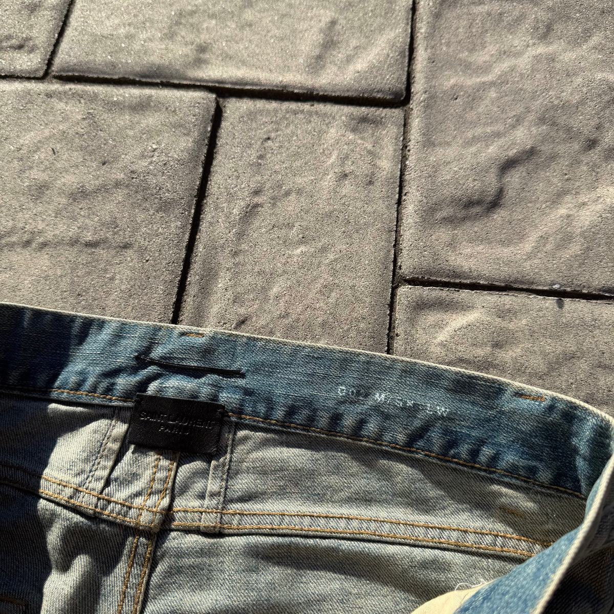 2016 Saint Laurent D02 Crash Denim