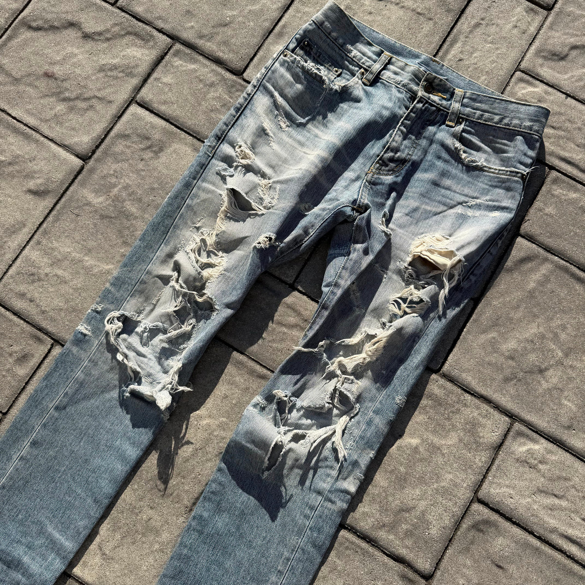 FW13 Saint Laurent Paris D02 Crash Denim