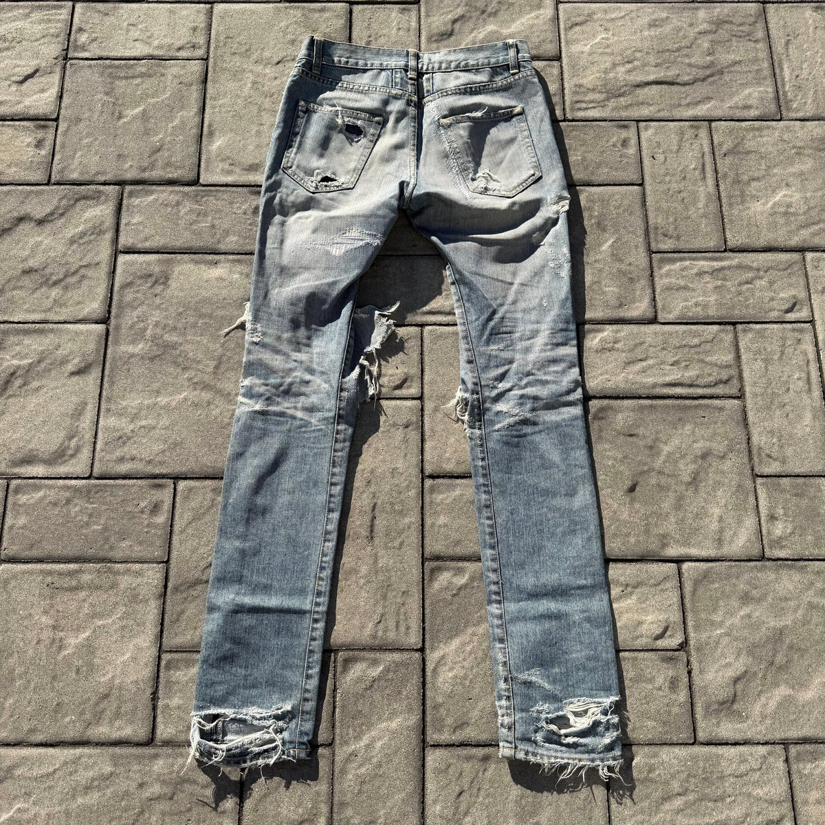 FW13 Saint Laurent Paris D02 Crash Denim