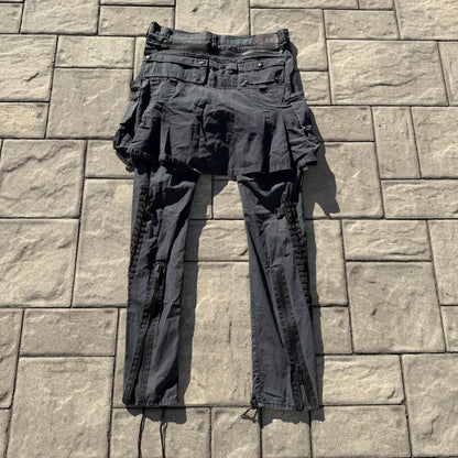 Undercover Skirted Spiral Seam Cargo Pants
