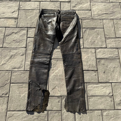 AW05 Undercover Lamb Leather Studded Pants