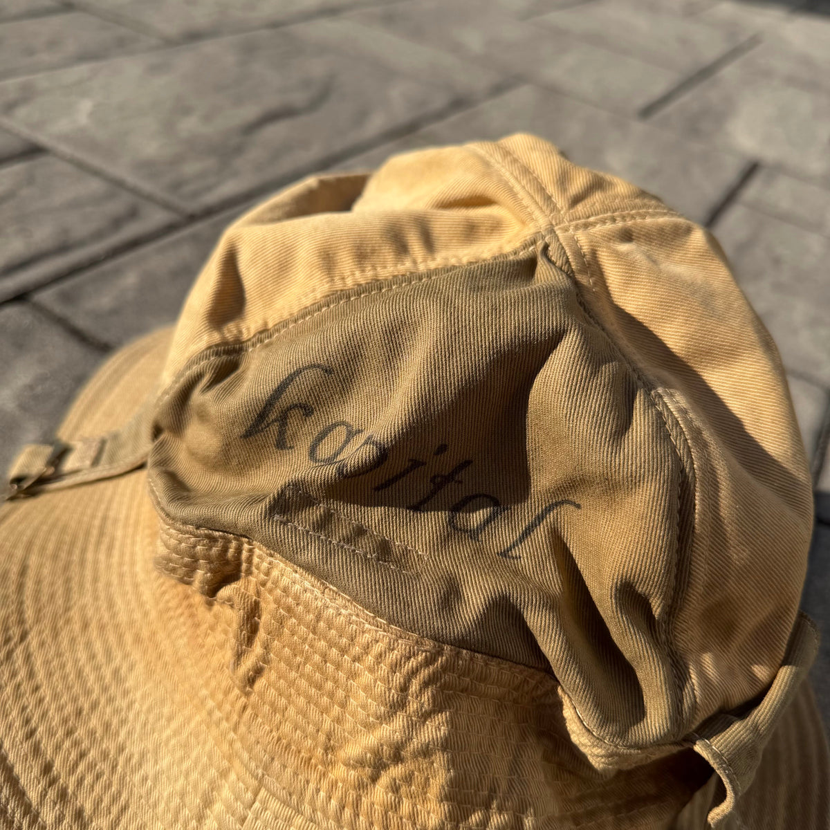 Kapital Beige Bucket Hat