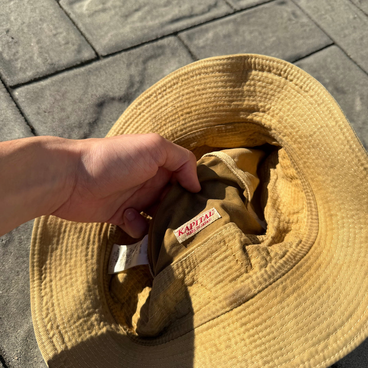 Kapital Beige Bucket Hat