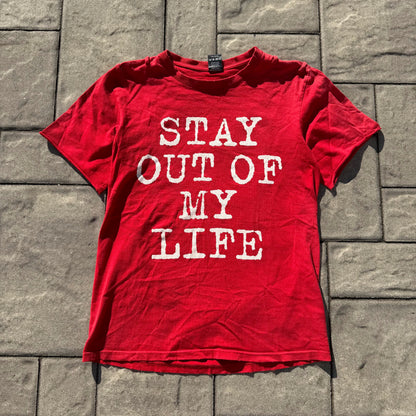 SS05 Number Nine Stay Out Of My Life Tee