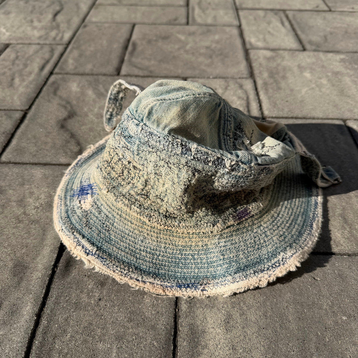 Kapital Old Man & The Sea Denim Bucket Hat