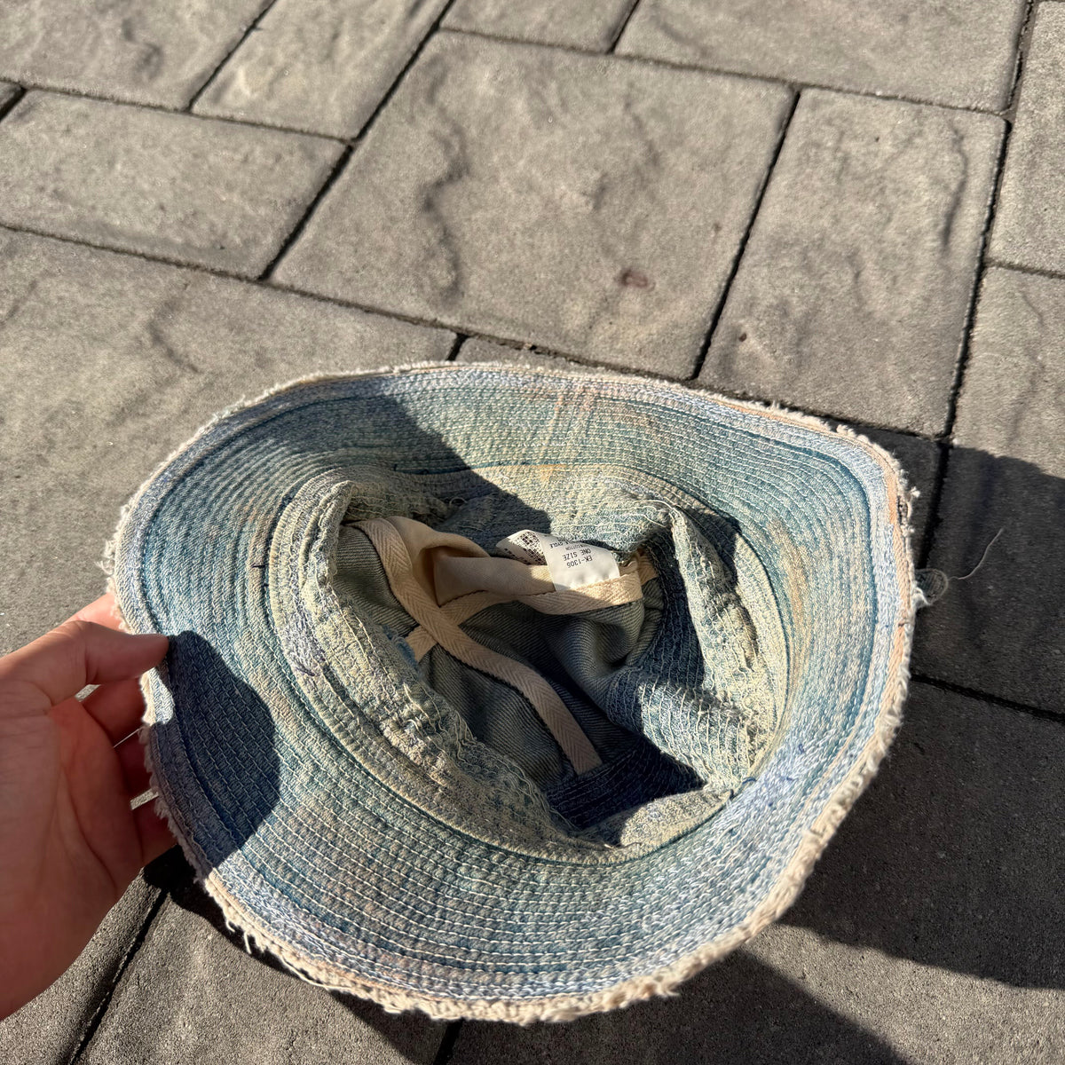 Kapital Old Man & The Sea Denim Bucket Hat