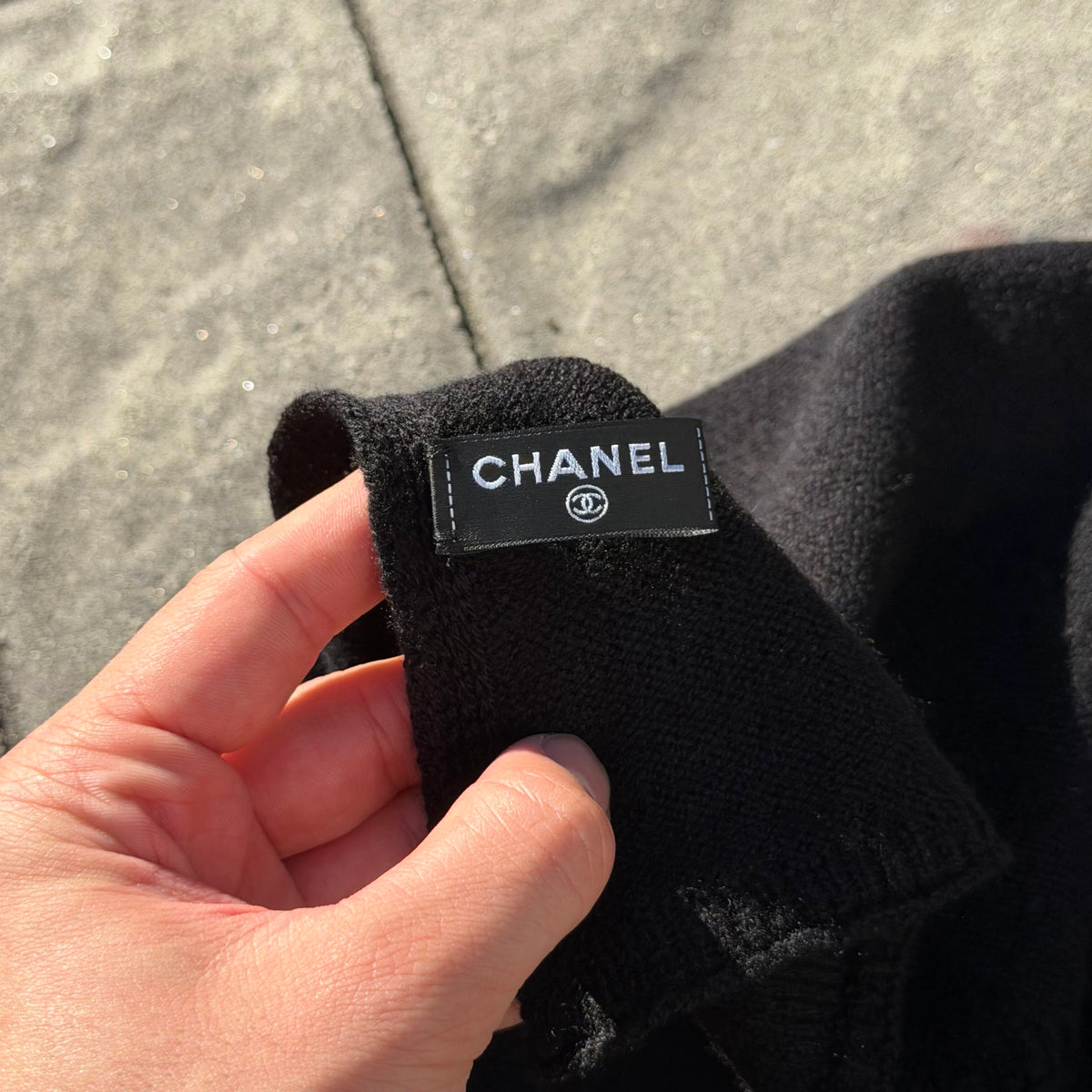 Chanel Cashmere CC Scarf