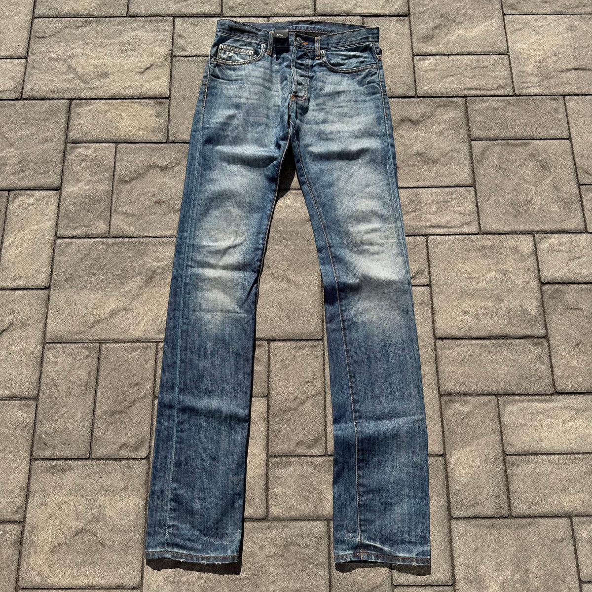 AW08 Dior Homme Light Blue Faded Denim