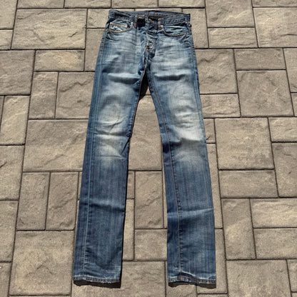 AW08 Dior Homme Light Blue Faded Denim