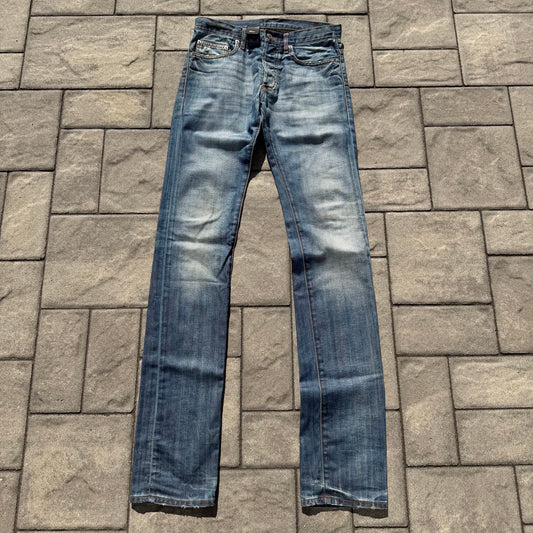AW08 Dior Homme Light Blue Faded Denim