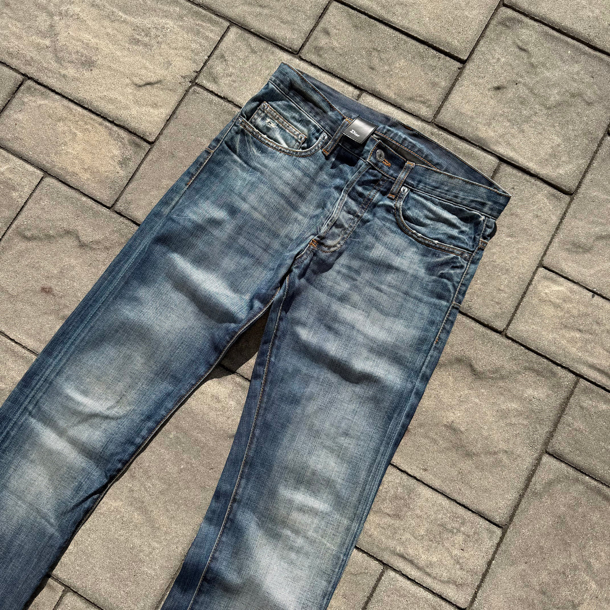 AW08 Dior Homme Light Blue Faded Denim