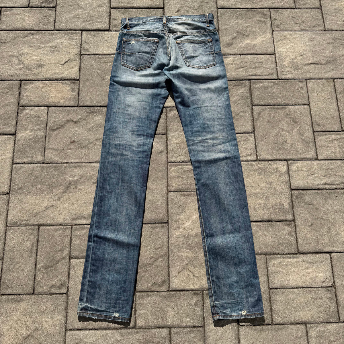 AW08 Dior Homme Light Blue Faded Denim