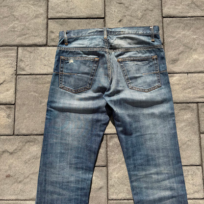 AW08 Dior Homme Light Blue Faded Denim