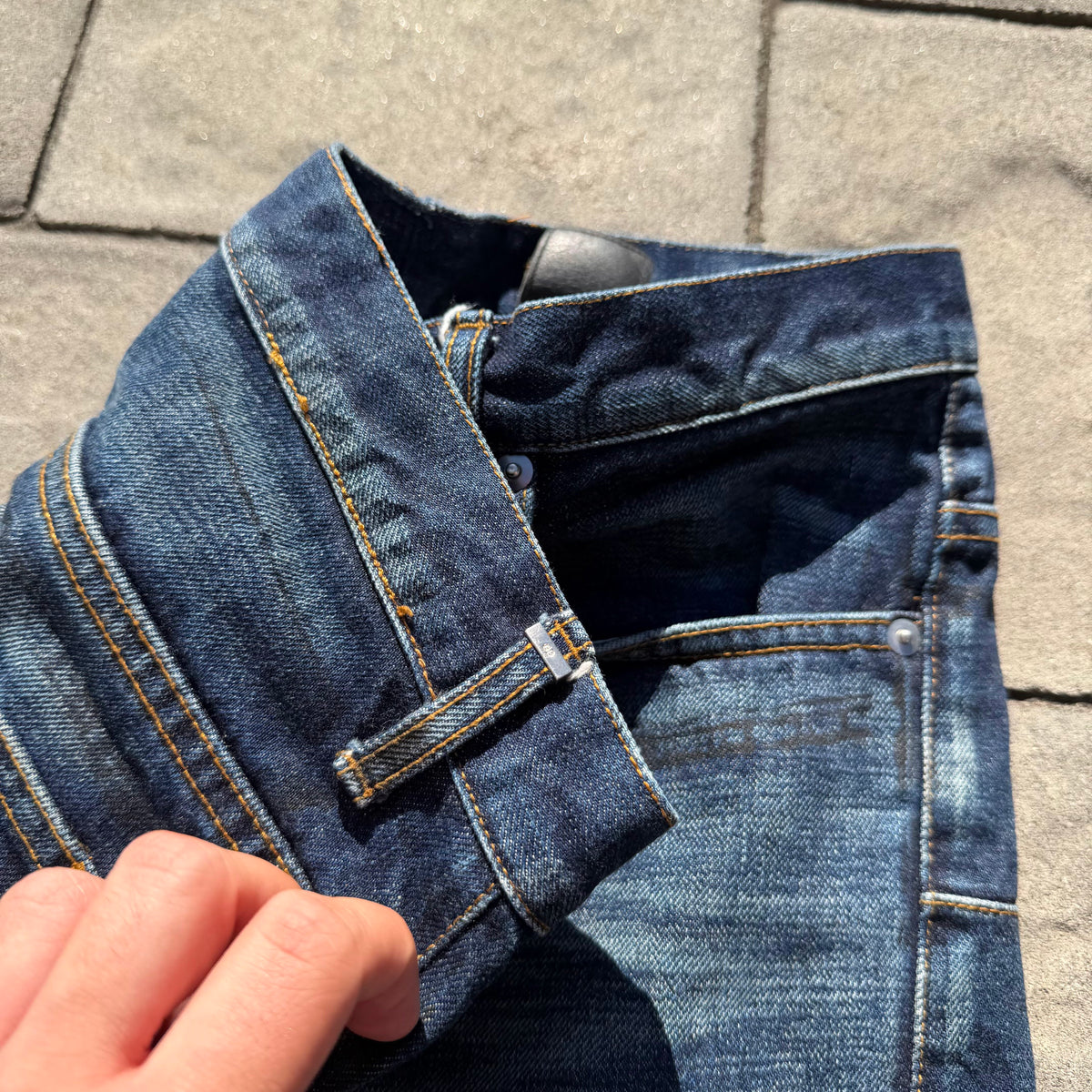 Dior Homme Blue Outline Denim