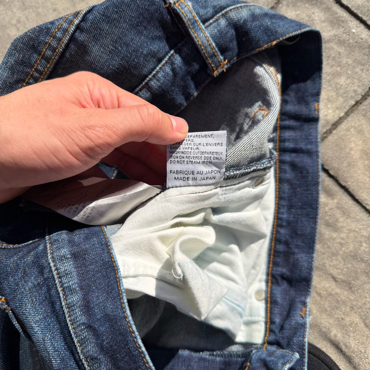 Dior Homme Blue Outline Denim