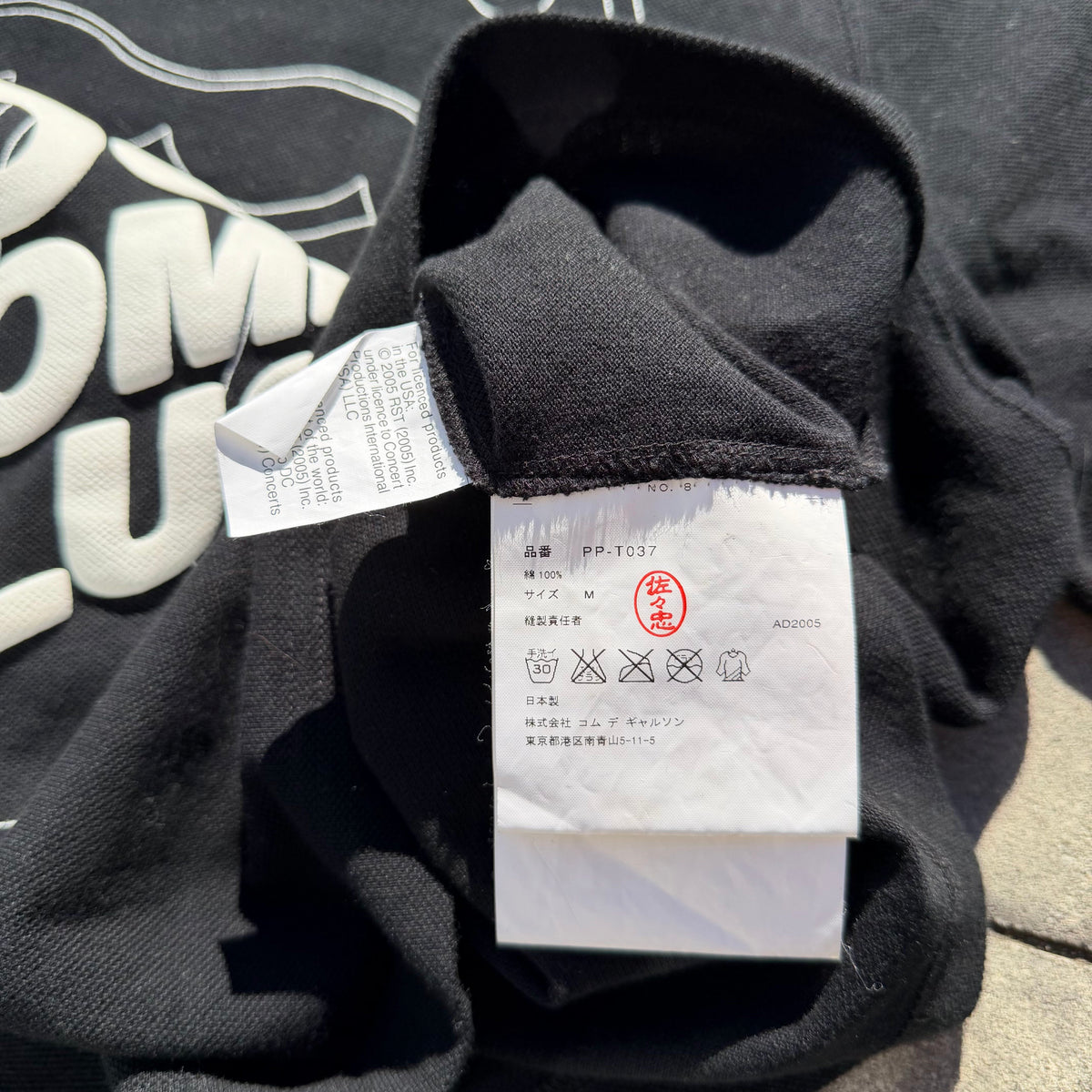 Comme Des Garcons Rolling Stones Tee