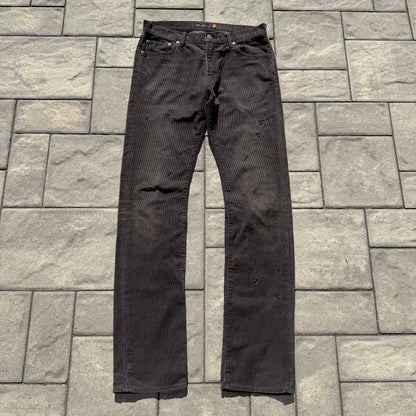 AW06 Undercover Black Corduroy Bug Pants