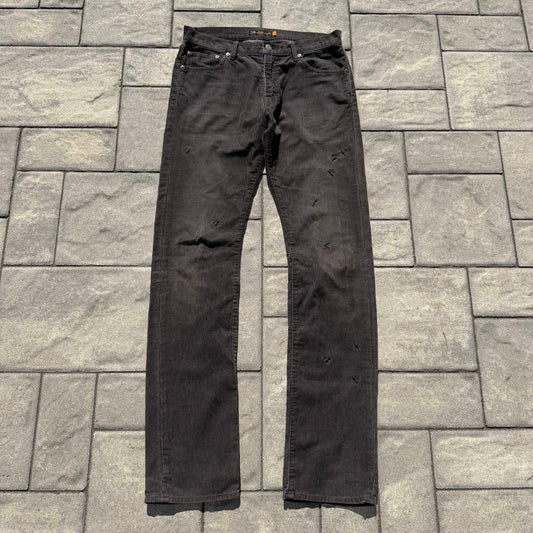 AW06 Undercover Black Corduroy Bug Pants