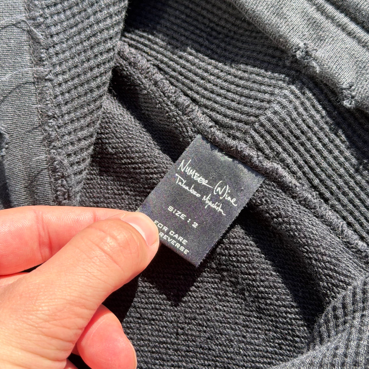 AW05 Number Nine The High Streets Hoodie