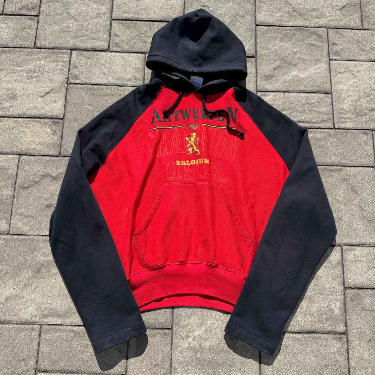 SS17 Vetements Champion Antwerp Hoodie