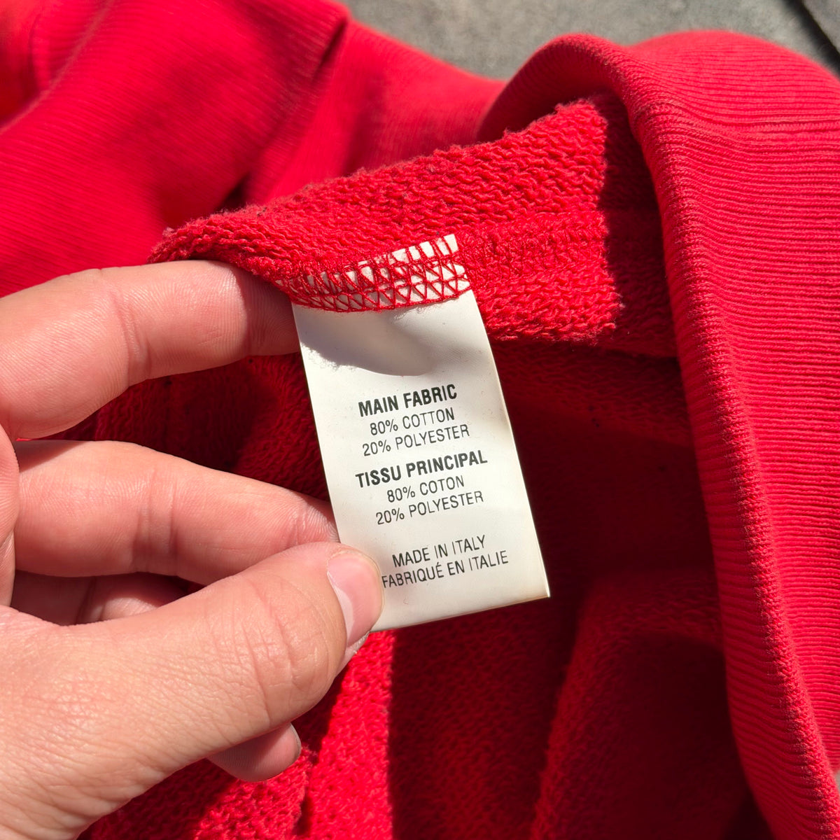 SS17 Vetements Champion Antwerp Hoodie