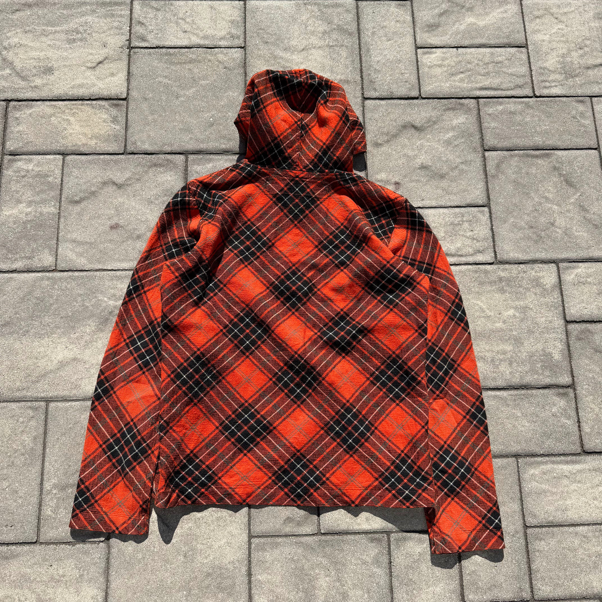 SS02 Junya Watanabe Plaid San Diego Bighorns Hoodie