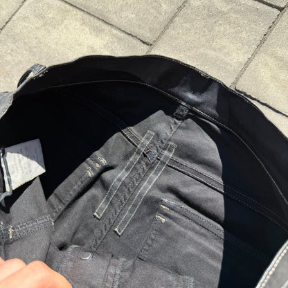 SS16 Rick Owens Waxed Memphis Cut Denim