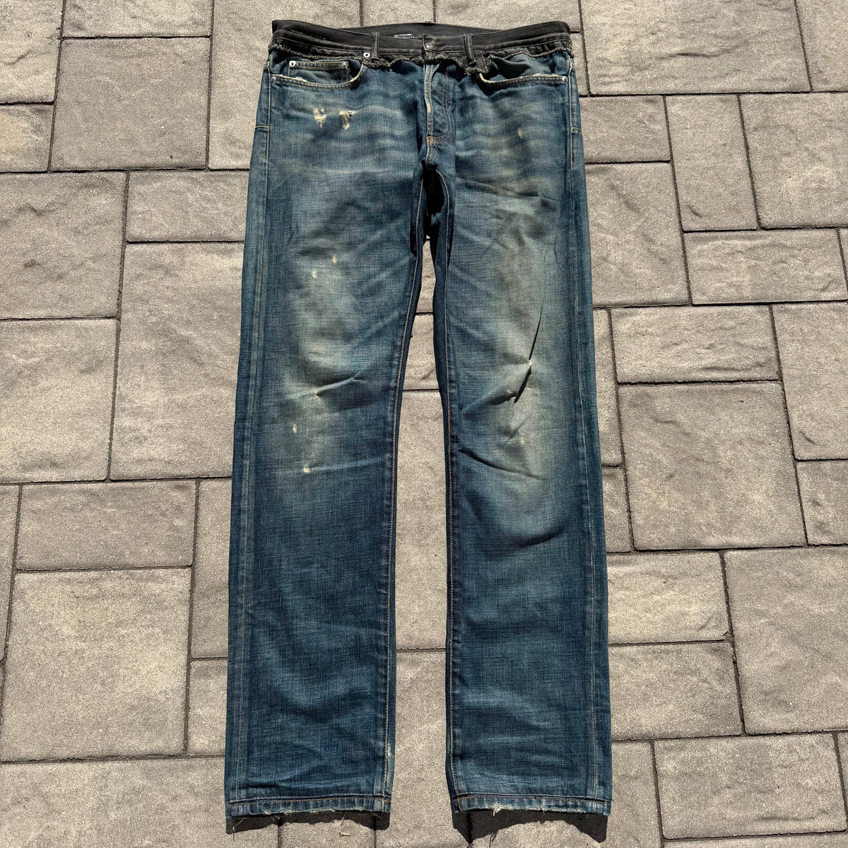 AW06 Dior Homme Cummerbund Denim
