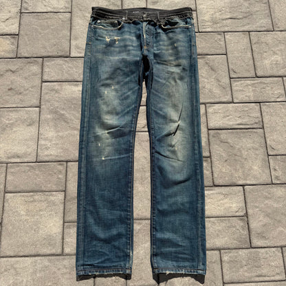 AW06 Dior Homme Cummerbund Denim