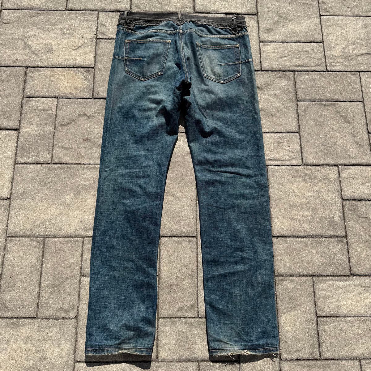 AW06 Dior Homme Cummerbund Denim