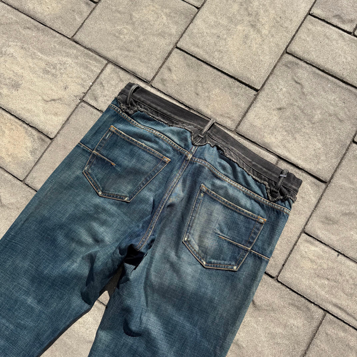 AW06 Dior Homme Cummerbund Denim