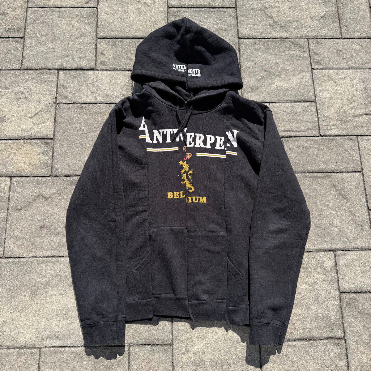 AW18 Vetements Antwerp Reconstructed Hoodie