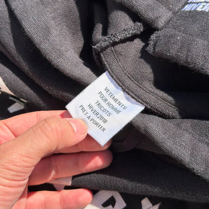 AW18 Vetements Antwerp Reconstructed Hoodie