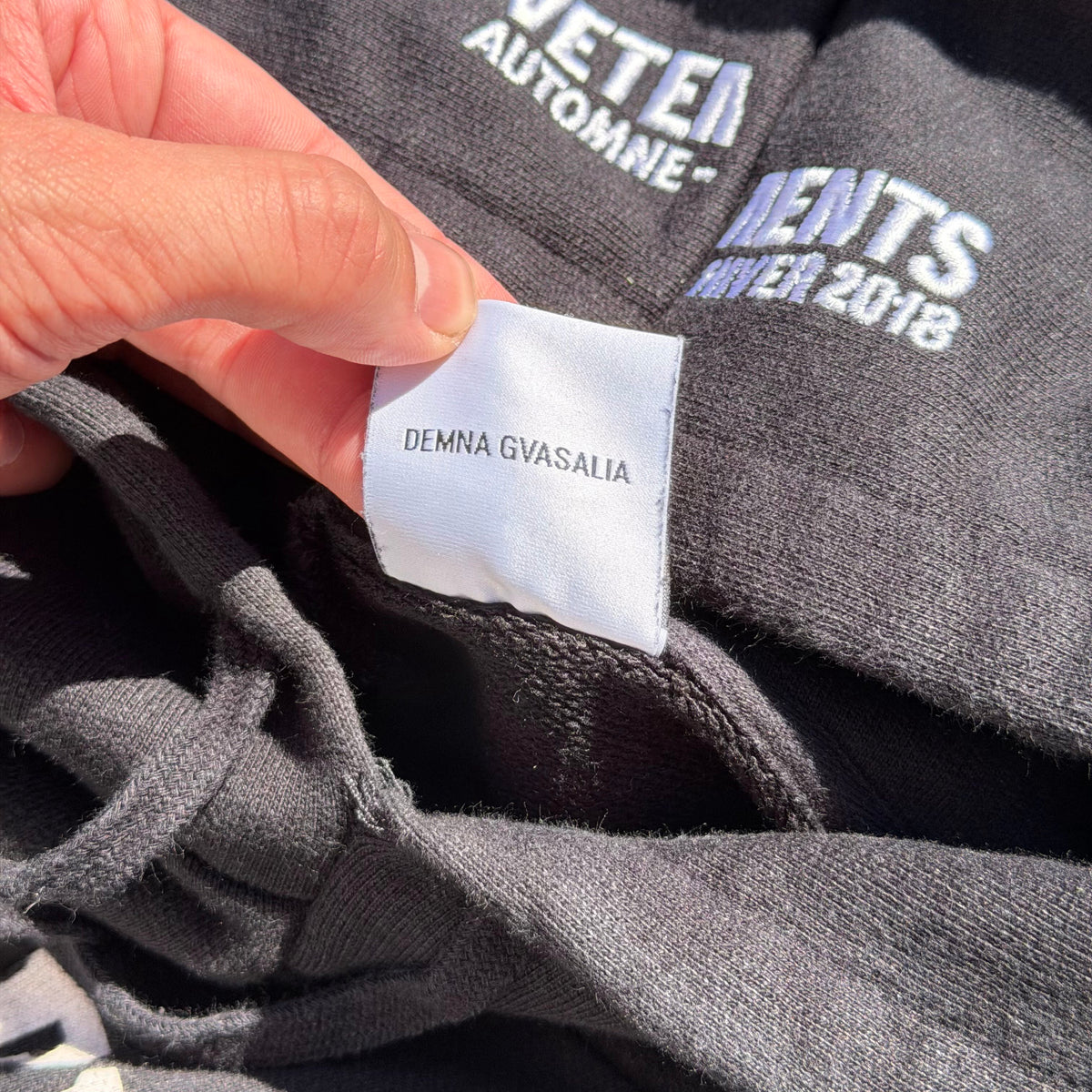 AW18 Vetements Antwerp Reconstructed Hoodie